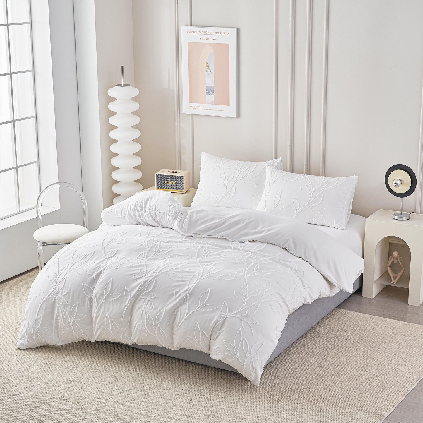 premium posteljina Bela f1