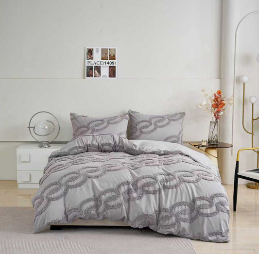 Premium posteljina zip sivo